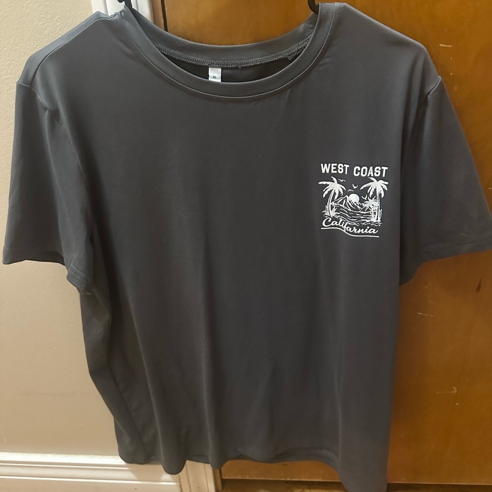 SHEIN Gray Short Sleeve Tee